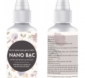 Dung dịch bảo quản hoa cắt cành nano bạc 