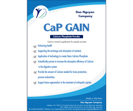 CaP Gain Calcium Phosphate Granules