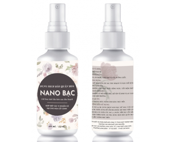 Dung dịch bảo quản hoa cắt cành Nano Bạc 